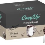 CozyUp 100-Count French Roast Coffee Pods for Keurig K-Cup Brewers, Dark Roast