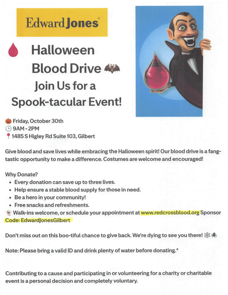Halloween Blood Drive